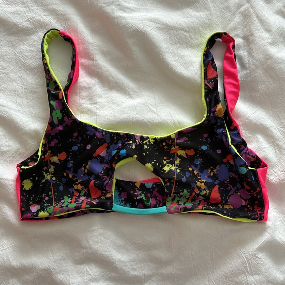 Savage swim Candi top reversible